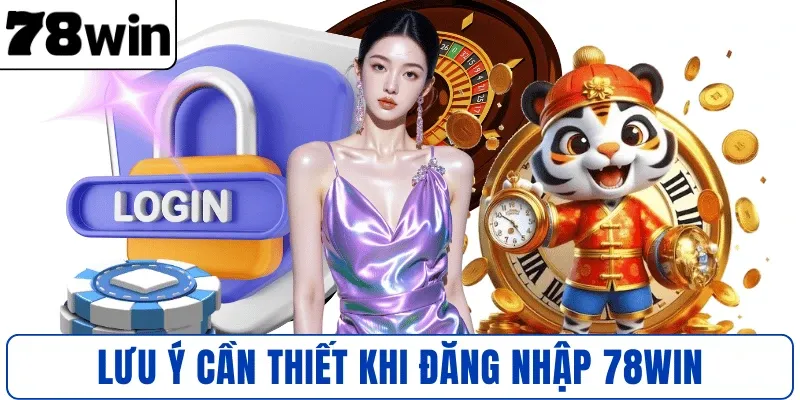 Lưu ý cần thiết khi đăng nhập 78WIN