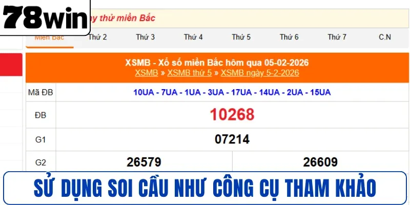 Sử dụng soi cầu như công cụ tham khảo hiệu quả