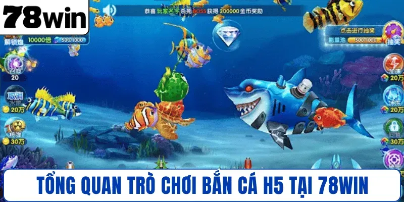 Tổng quan trò chơi Bắn Cá H5 tại 78WIN